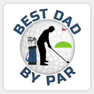 Best Dad By Par Sticker
